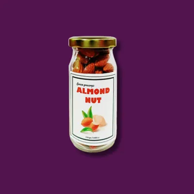 Green Grocery Almond Nuts (গ্রীন গ্রোসারি কাঠ বাদাম)-110 Gram